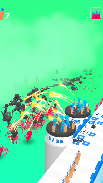 Defender Run: Giant & Archers游戏截图
