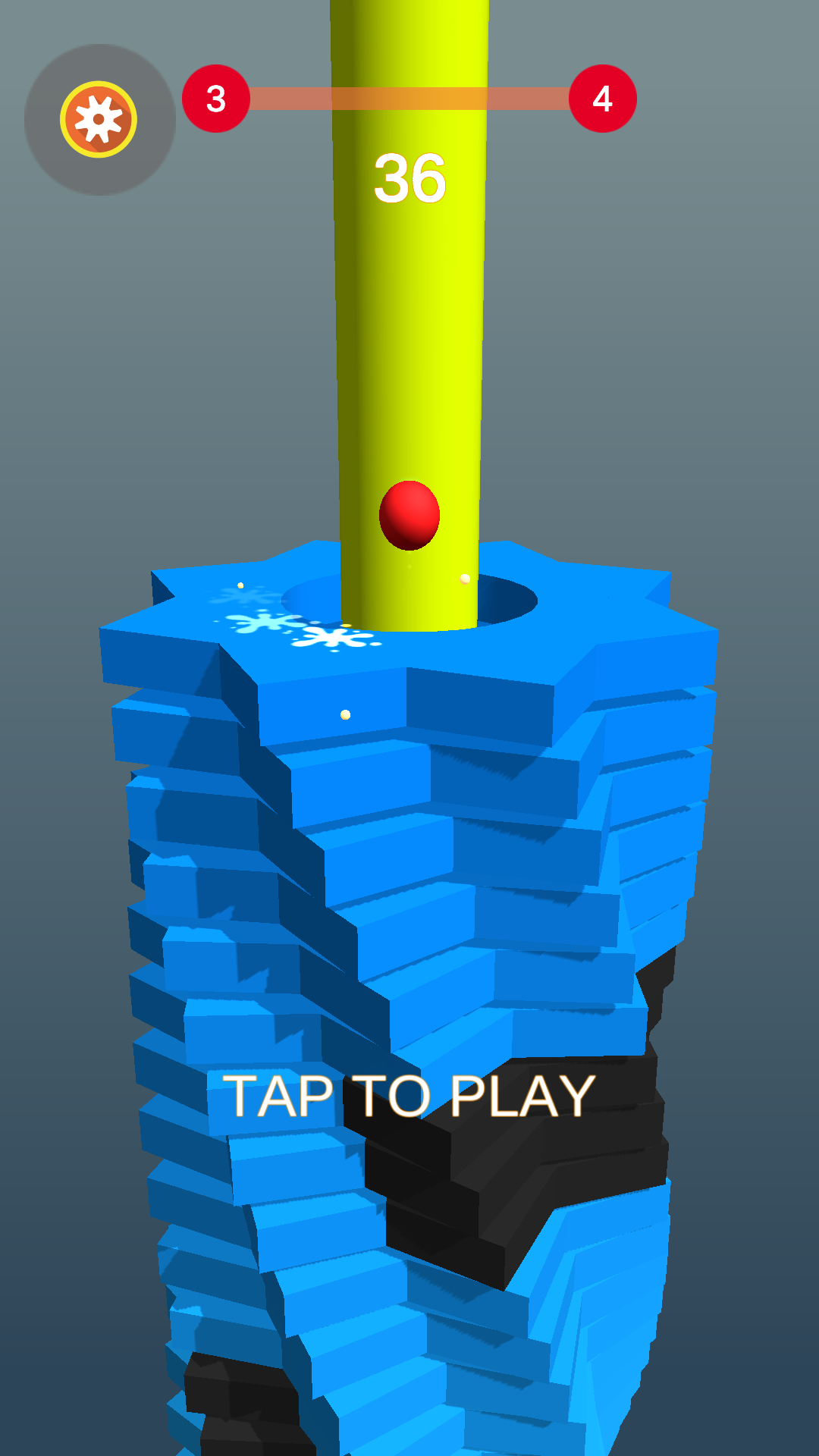 bounce touch on android