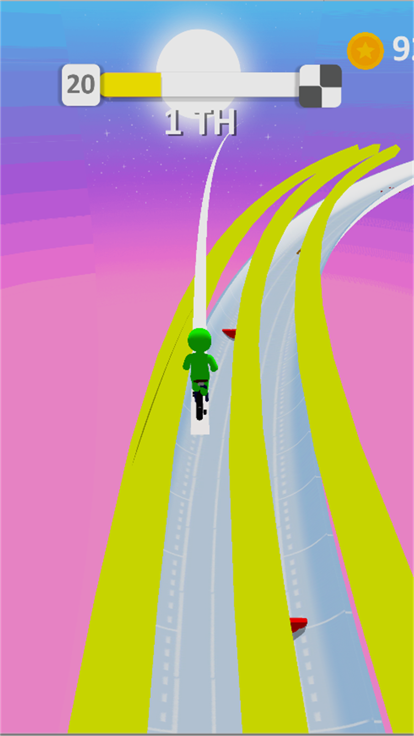 火柴人独轮车极限竞速赛游戏截图