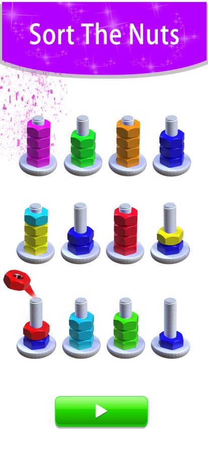 Nuts & Bolts Sort Puzzle Game游戏截图