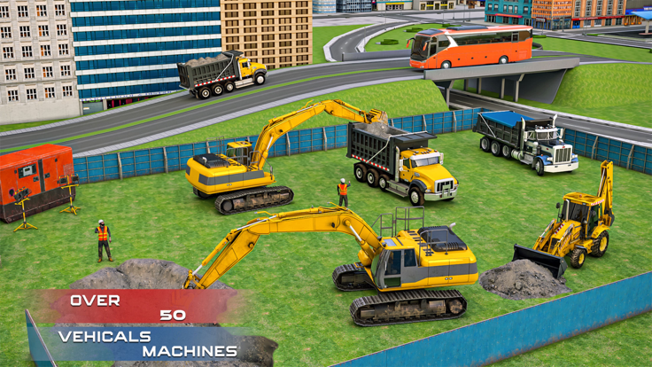 City Excavator Simulator Game游戏截图