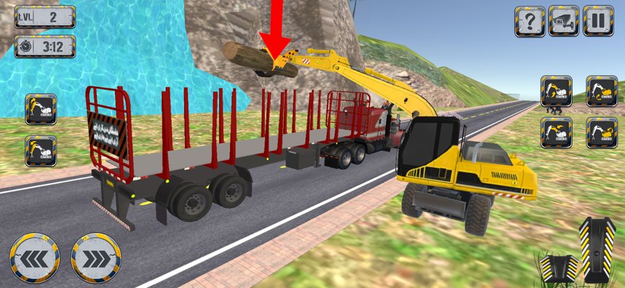 Snow Excavator JCB Simulator游戏截图