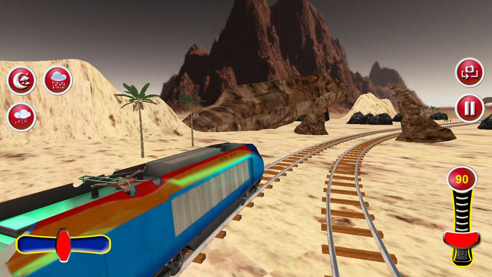 Subway Super Train Drive 3D Pro游戏截图