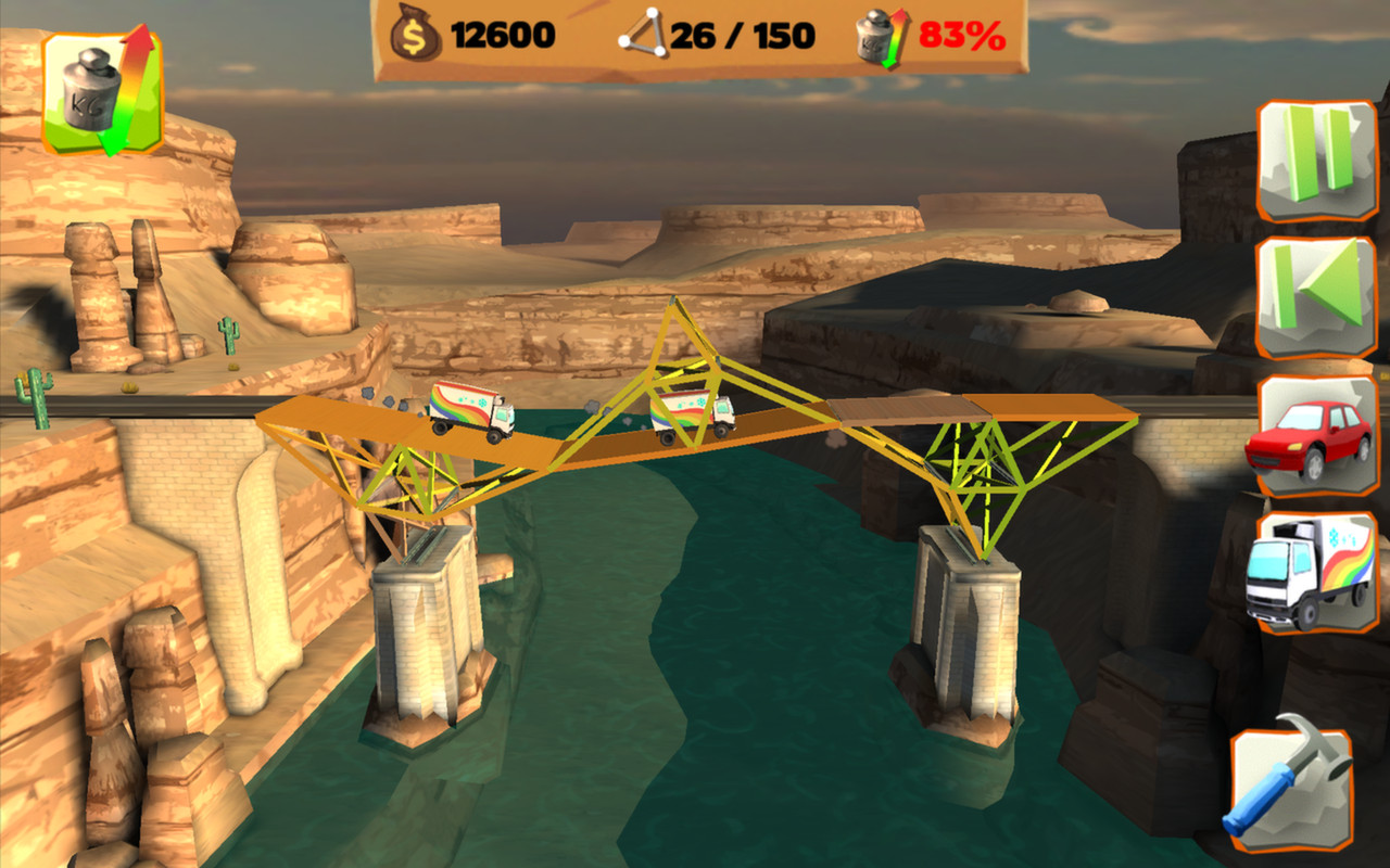 Bridge Constructor Playground游戏截图