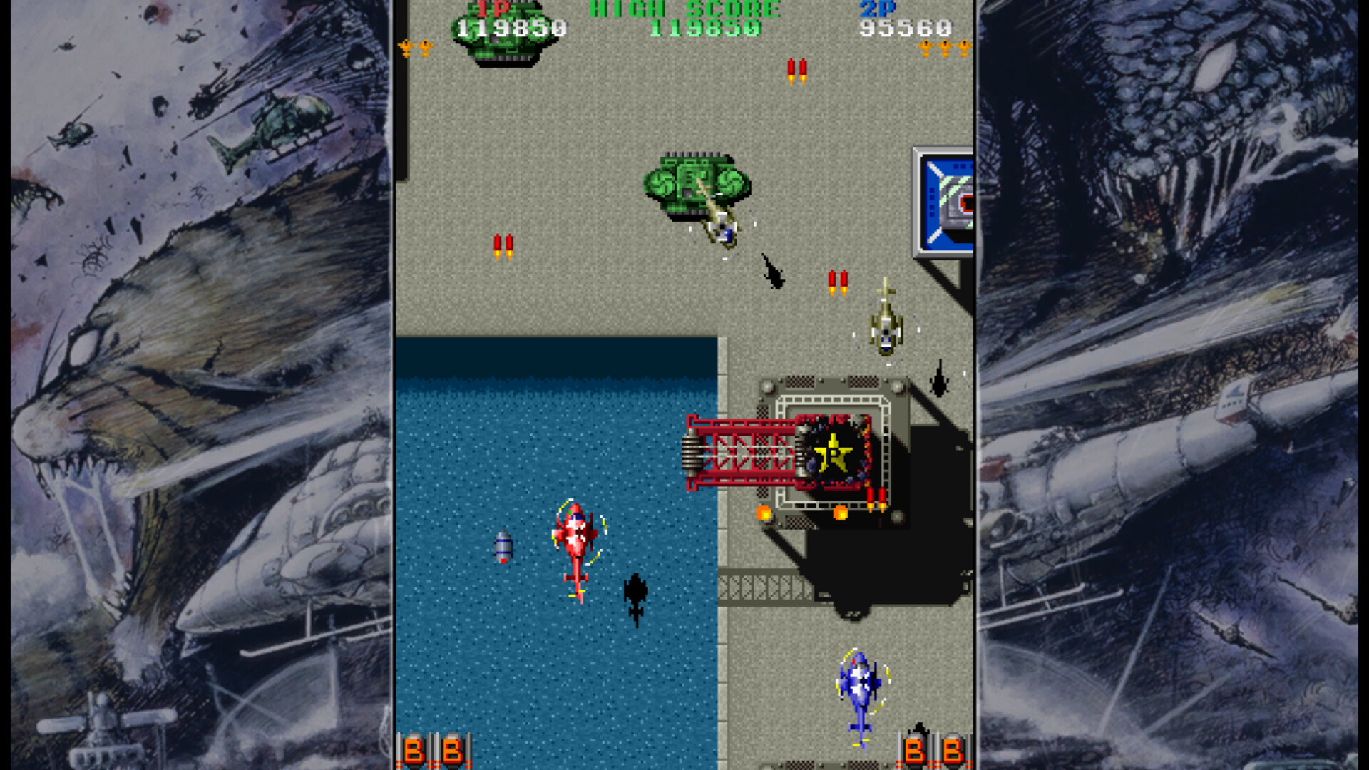 Twin Cobra游戏截图