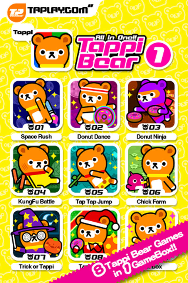 Tappi Bear All in 1游戏截图