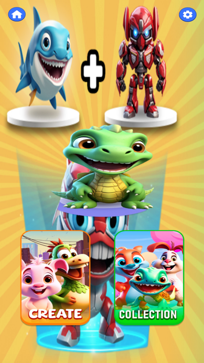 AI Merge Monster : Animash游戏截图