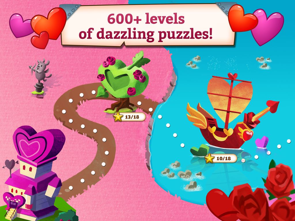 Screenshot of Jewel Mania: Valentine's Day