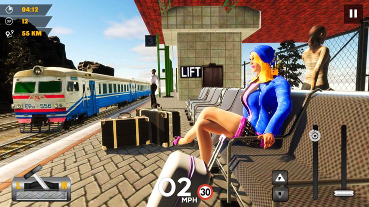 城市火车游戏 3D - 模拟火车游戏截图