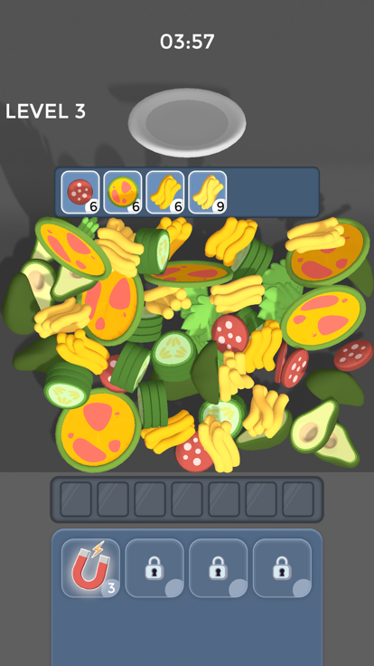 Foody Match 3D游戏截图