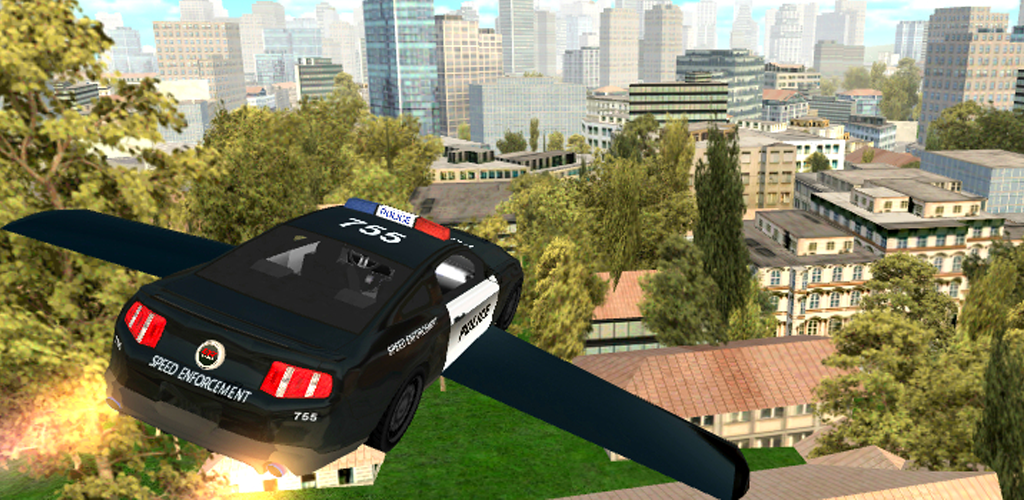 Flying Police Car Simulator游戏截图