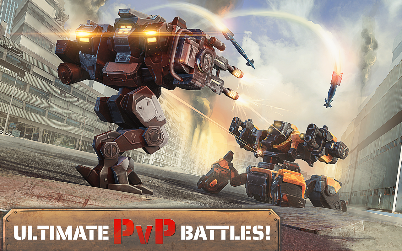 Robots Battle Arena: Mech Shooter & Steel Warfare游戏截图