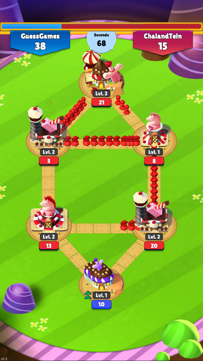 Candy Wars: Sweet Tactics游戏截图