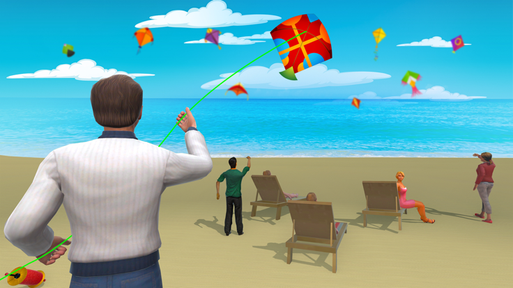 Kite Basant-Kite Flying Game游戏截图