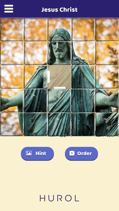 Jesus Christ Sliding Puzzle游戏截图