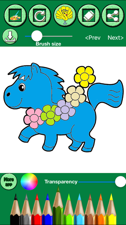 Animals & Birds Coloring book游戏截图