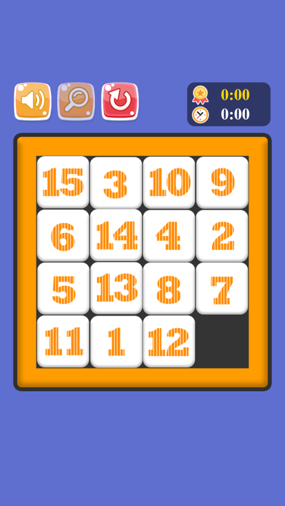 15 Puzzle - Sliding Numbers游戏截图