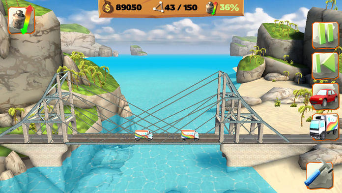 Bridge Constructor Playground!游戏截图