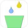 用玻璃杯收集七彩雨滴免费icon