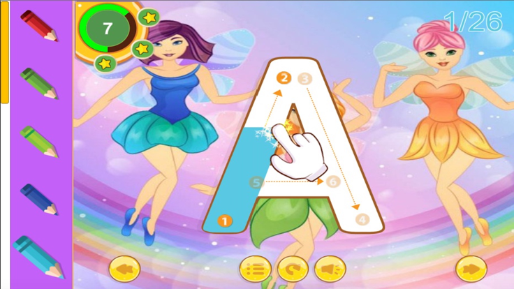 童话和 abc 學習拼音 英語 寫作 英語課 英語學習小遊戲游戏截图
