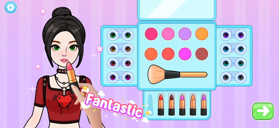 Paper Doll Makeover & Dress Up游戏截图