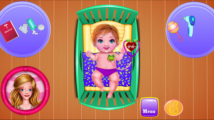 琪琪宝宝体检换装游戏游戏截图