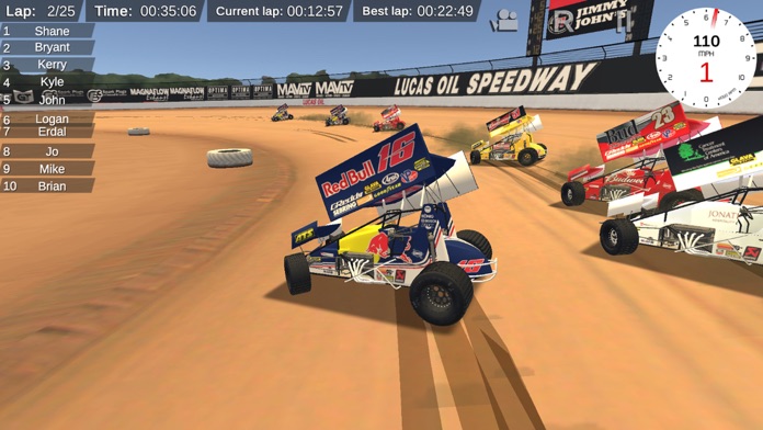 Outlaws - Sprint Car Racing 2游戏截图