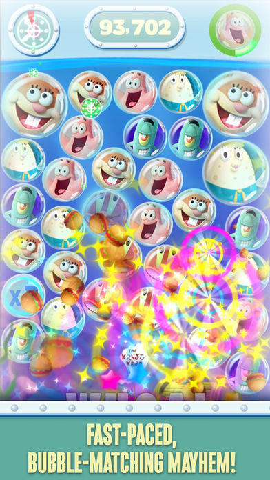 SpongeBob Bubble Party游戏截图