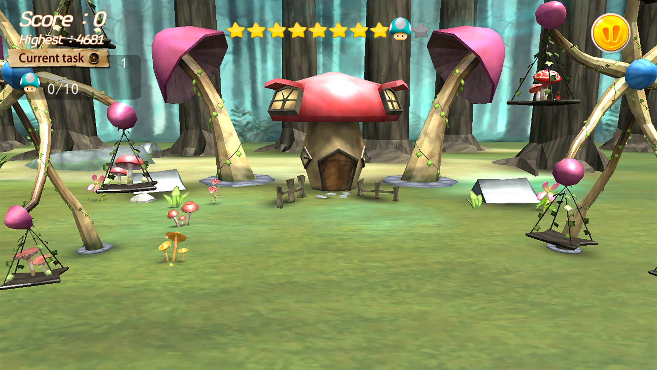 采蘑菇大赛游戏截图