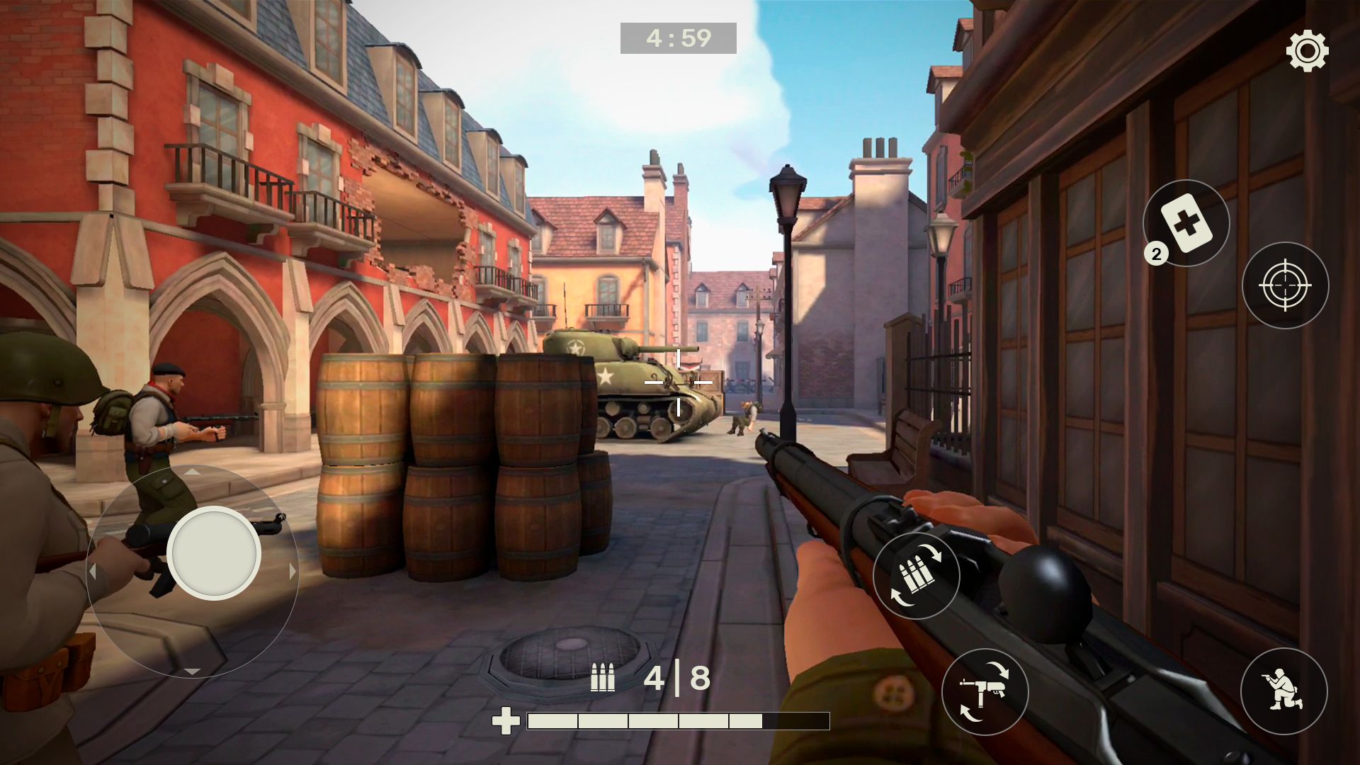 Screenshot of Frontline Guard