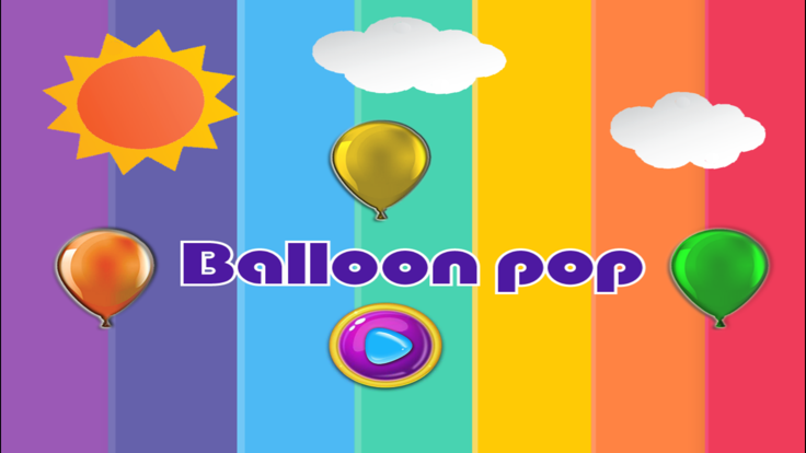 Balloon Pop Kids Learning Game游戏截图