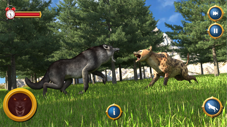 狼模拟器：野狼狩猎RPG游戏游戏截图