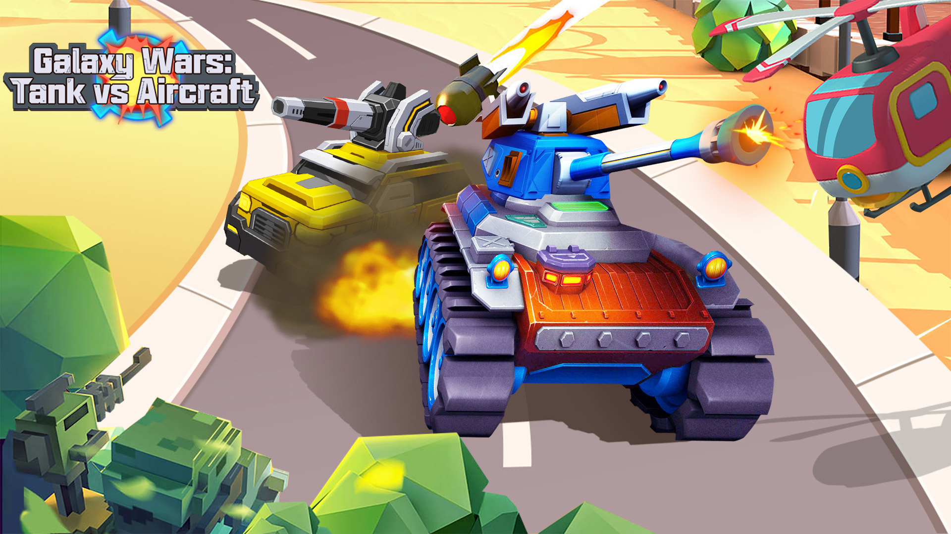 Galaxy Wars: Tank vs Aircraft游戏截图