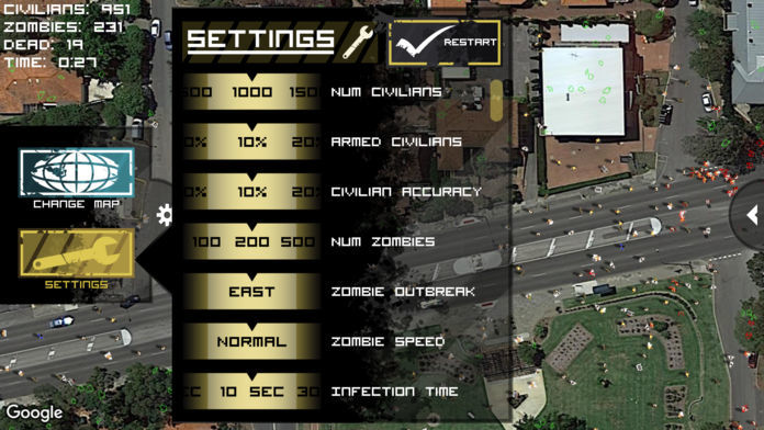 Zombie Outbreak Simulator Pro游戏截图