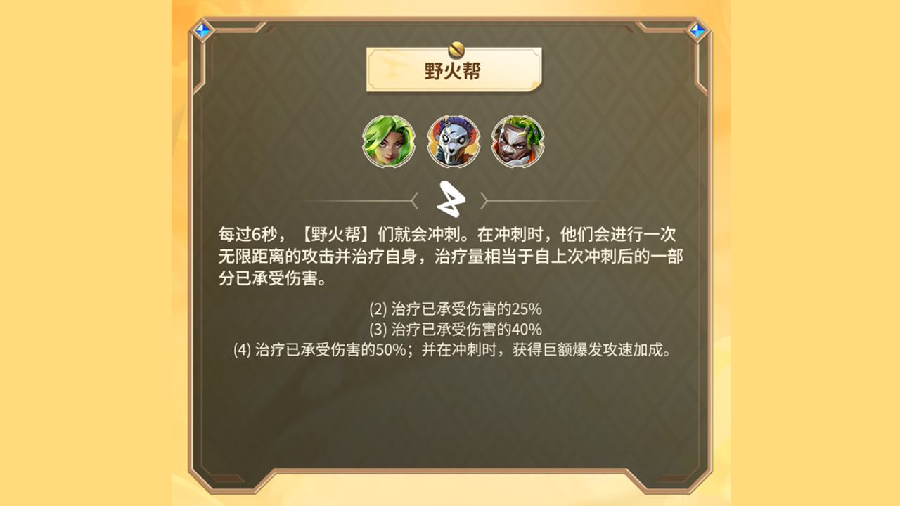 野火帮：泽丽、刀疤、艾克