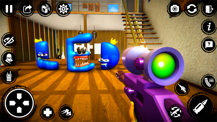 Alphabet Shooting FPS Survival游戏截图