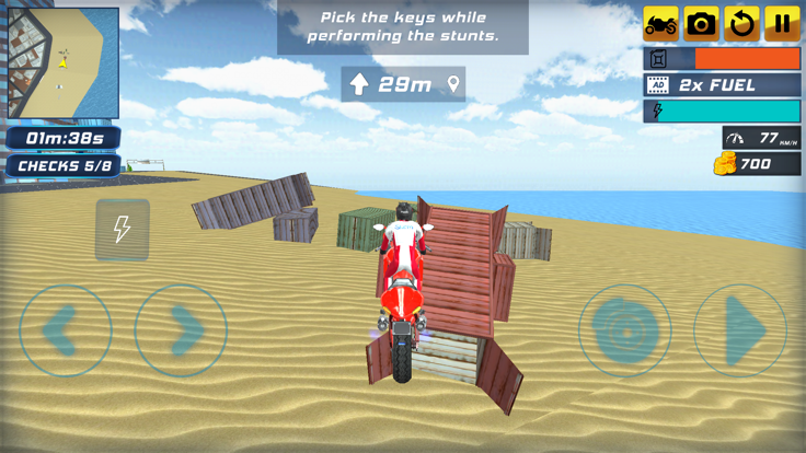 Super Stunt Hero Bike Sim 3D游戏截图