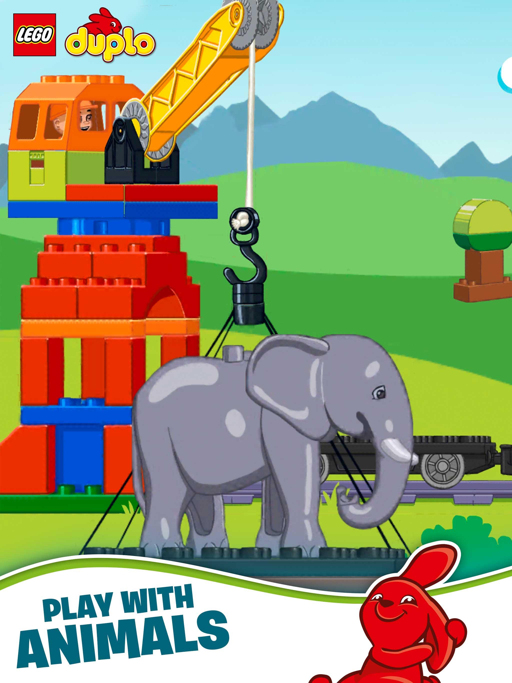 duplo elephant train