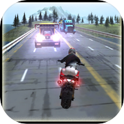 Dirt Bike Beach Highway Traffic Race Game