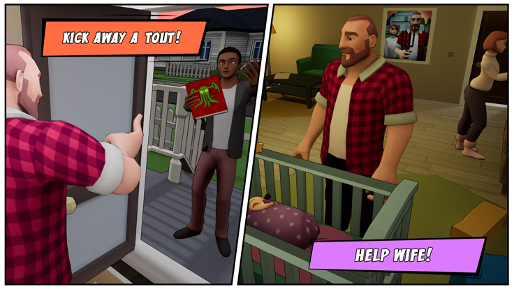 Angry Dad: Arcade Simulator游戏截图