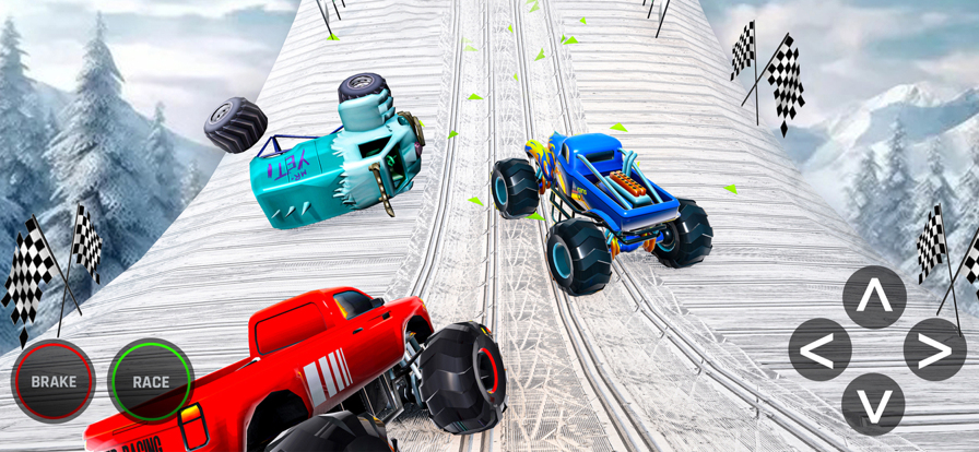 Mini Race 3D - Monster Trucks游戏截图
