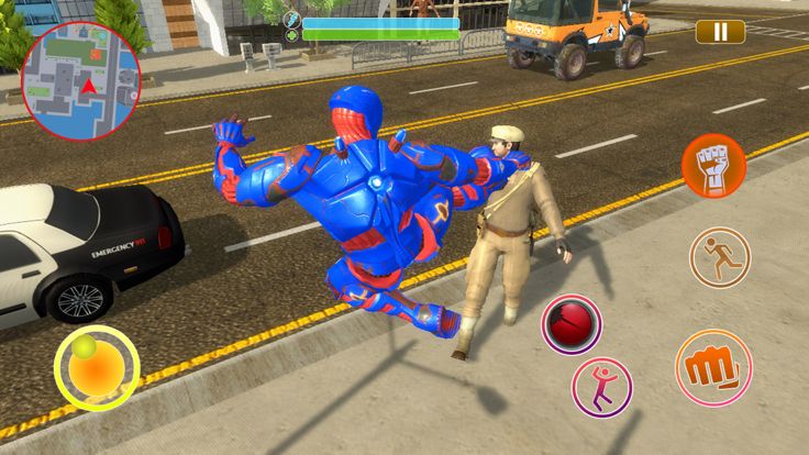 Robot Rope Hero : Web Shooter游戏截图