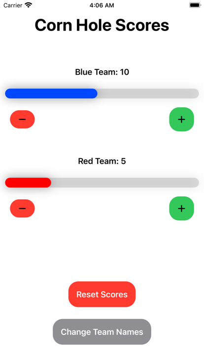 Scoreboard for Cornhole游戏截图