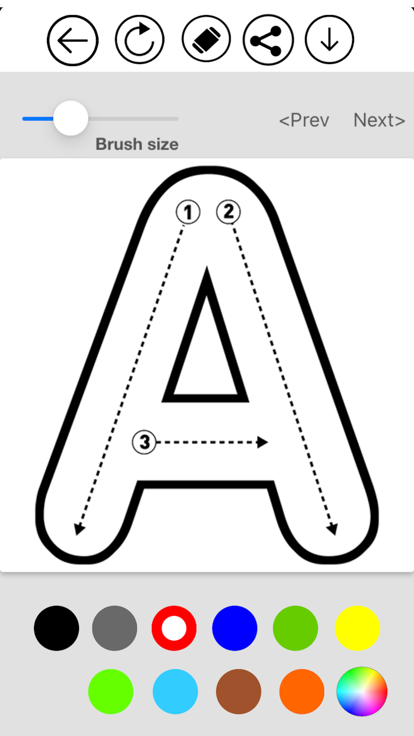 ABC Alphabet & Number Coloring游戏截图