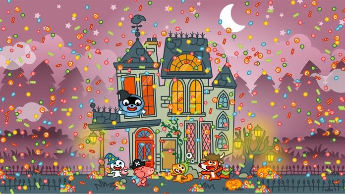 万圣节冒险Pango : 幽灵匹配游戏的孩子3-8的幽灵游戏截图