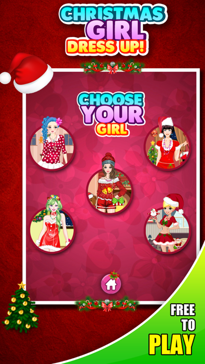 Christmas Dress Up Girl 2016游戏截图