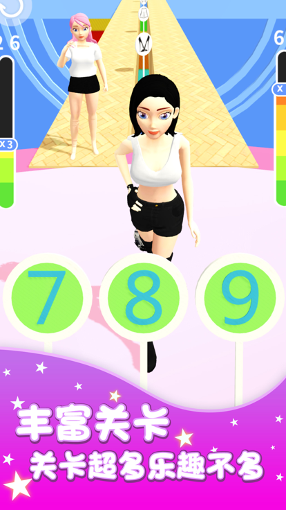 健身走秀我最美-高跟鞋跑酷游戏截图