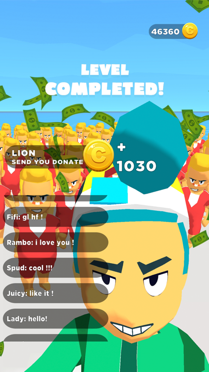 Bloger Run: 3D Crowd Battle!游戏截图