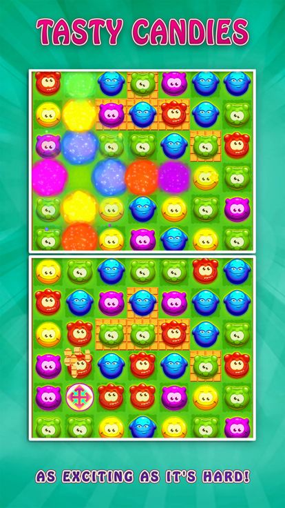 Tasty Candies: Match 3 Puzzle游戏截图