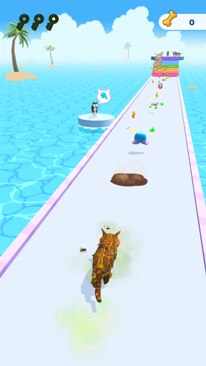 Cats run 3D游戏截图